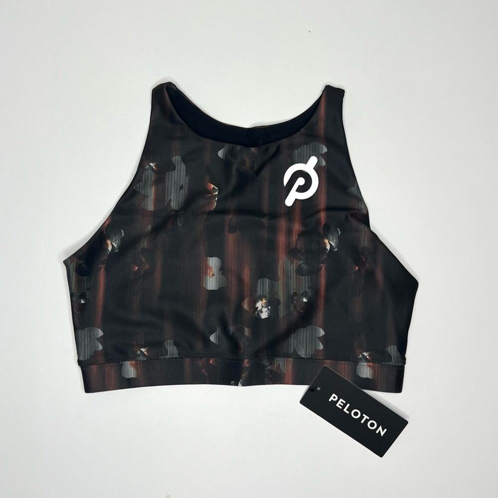 Peloton | Show Up Floral High Neck Sports Bra